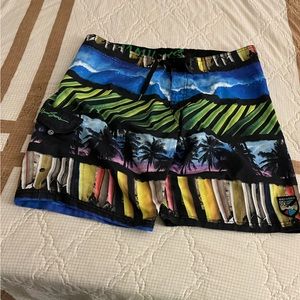 Swimming trucks maui and sons size 36 multi color